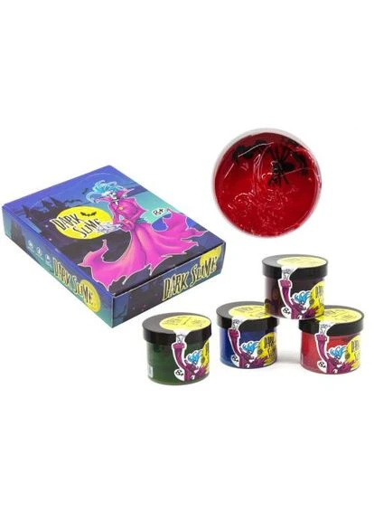 Слайм "Dark slime" з декором 100 г Strateg (385429111)