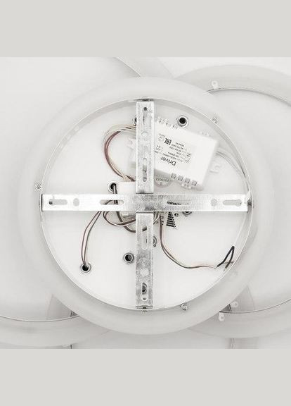 Світильник світлодіодний стельовий SONNE 90W 4R APP 590525 WHITECHROME 220V IP20 з пультом ДУ Luminaria (329440150)