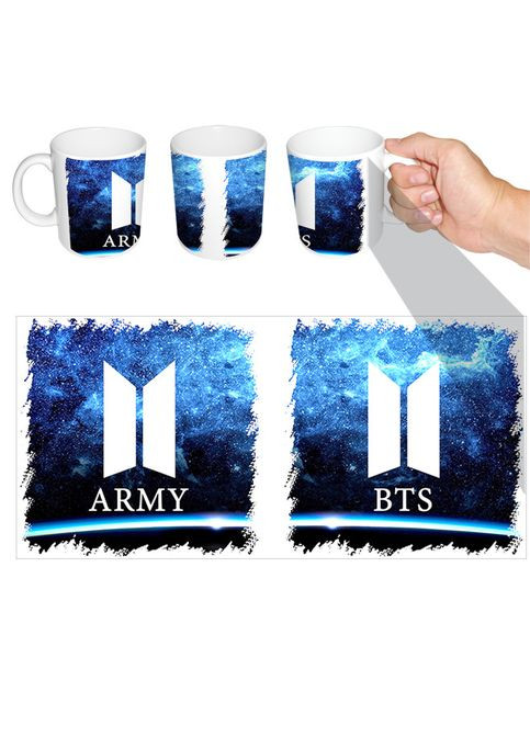 Кубок белый k-pop BTS ARMY (z0214) No Brand (327005606)
