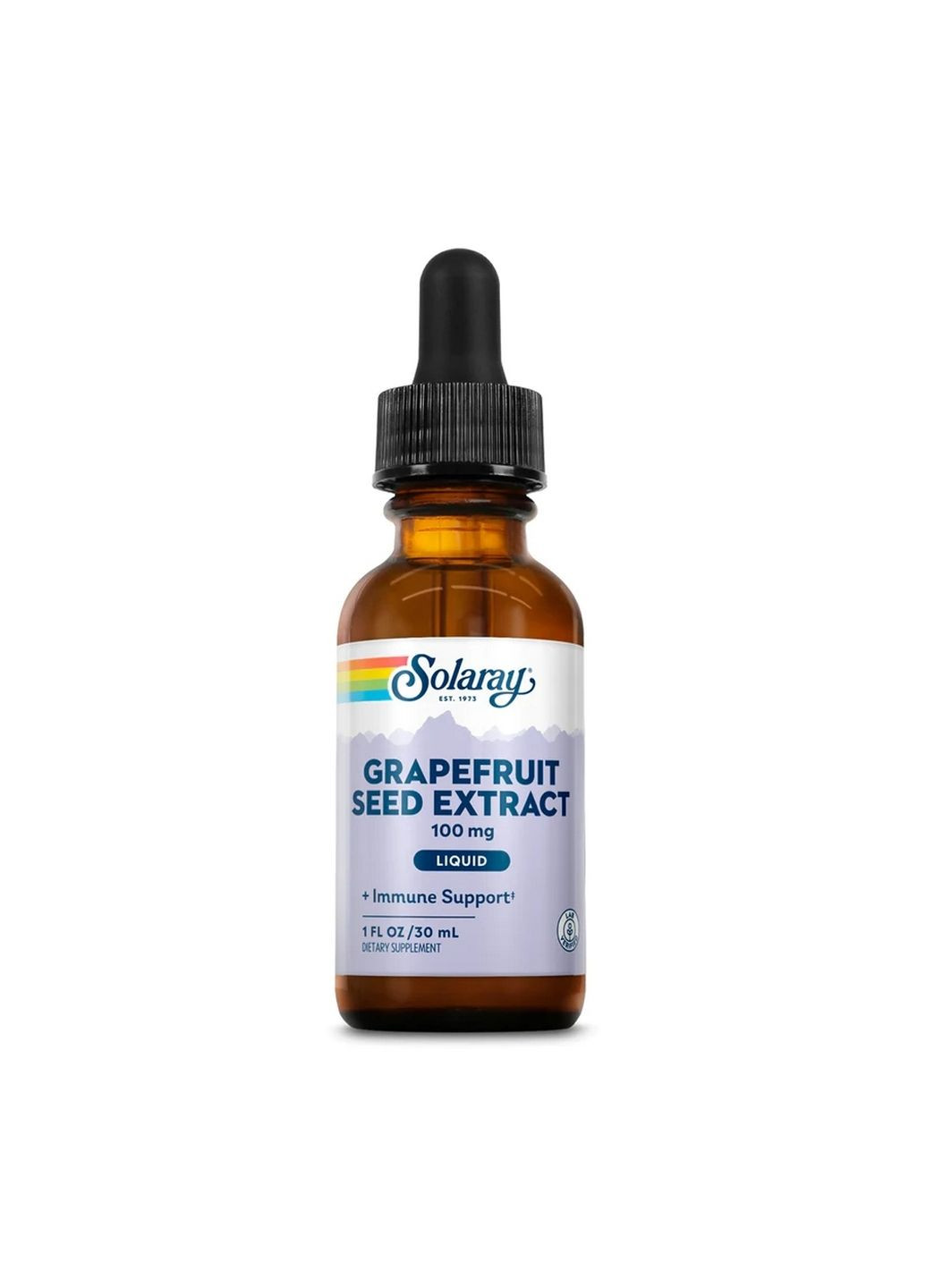 Натуральна добавка Grapefruit Seed Extract 100 мг, 30 мл Solaray (293418881)