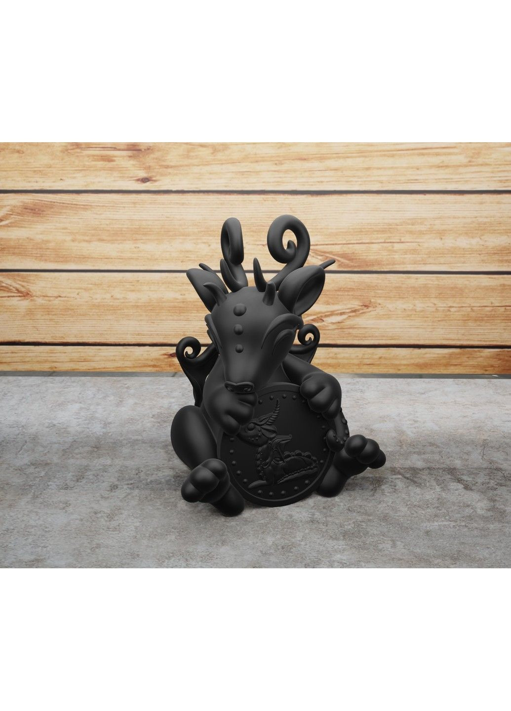 Статуэтка дракона с монетой – символ 2024 года. ЗаСвіт (280940508)