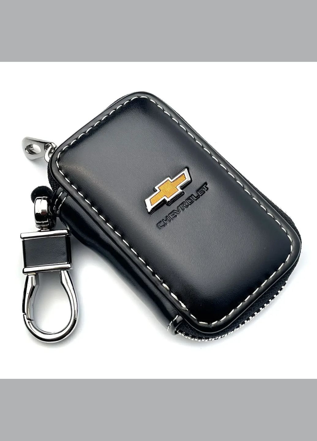 Чохол для автомобільних ключів зручна кишенькова ключниця з різними логотипами авто Chevrolet No Brand (356130651)