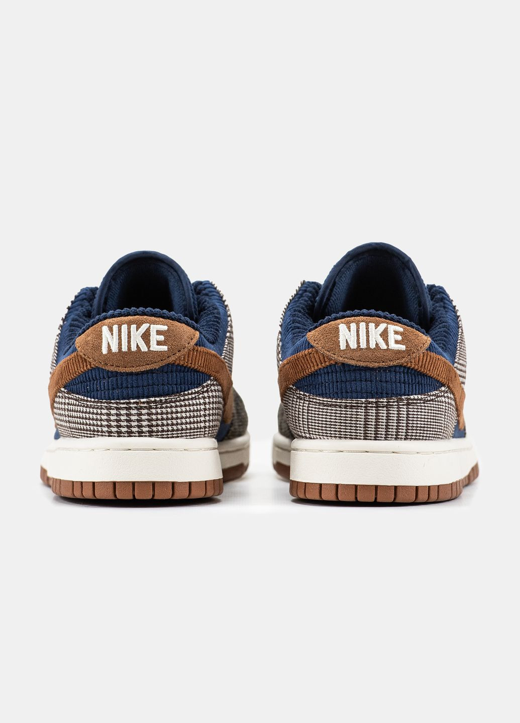 Синие демисезонные кроссовки мужские nike sb dunk low tweed midnight blue grey | найк сб данк низкие синие серые No Brand