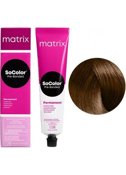 Устойчивая кремкраска для волос SoColor Pre-Bonded 7N блондин, 90 мл. Matrix (292736823)