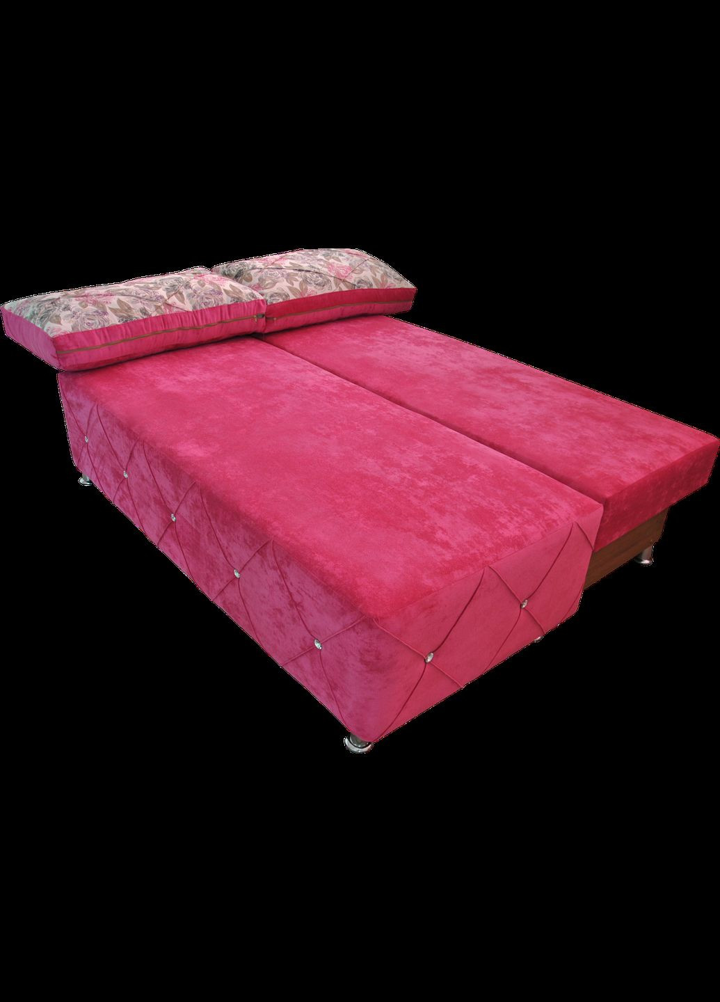 Диван еврокнижка с нишей Флинт С со стразами ТМ No Brand (322500733)