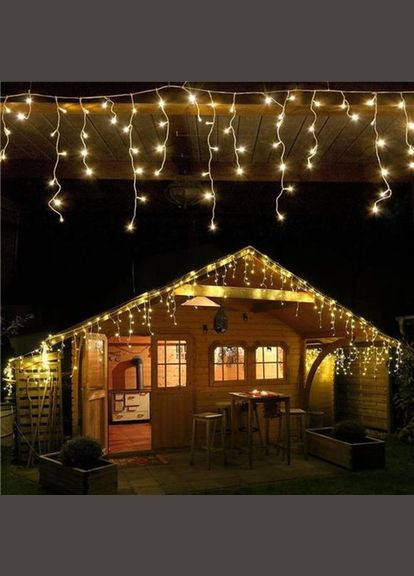 Гірлянда Бахрома Тепла Біла 3х0,5м NeonChic (303282025)