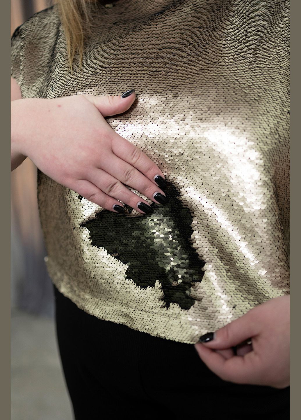 Зелёная блуза star Garne