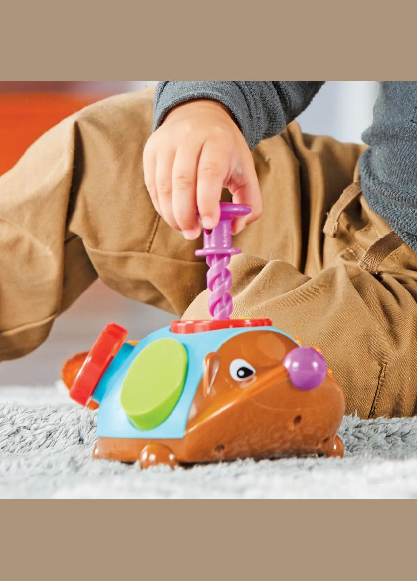 Оригинал! Развивающая игрушка Ёжик-непоседа Спайк, Spike Hedgehog, тактильный Друг-Непоседа Learning Resources (338426024)