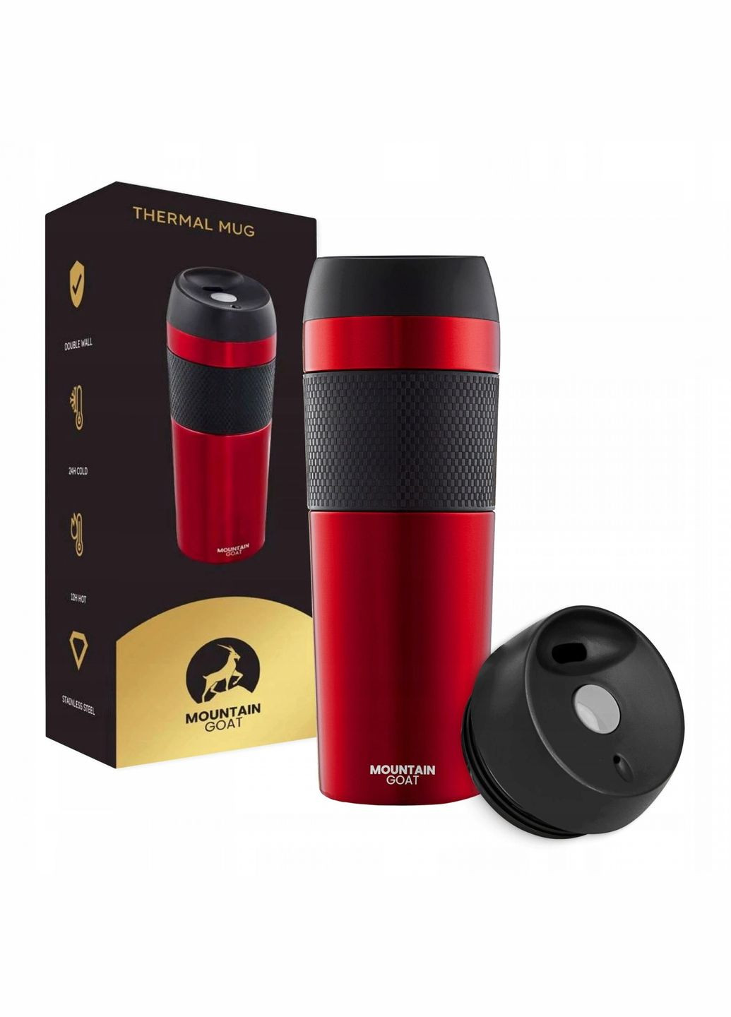 Термокухоль Travel 0.4 л Red (P-5907739315717) Mountain Goat (315826110)
