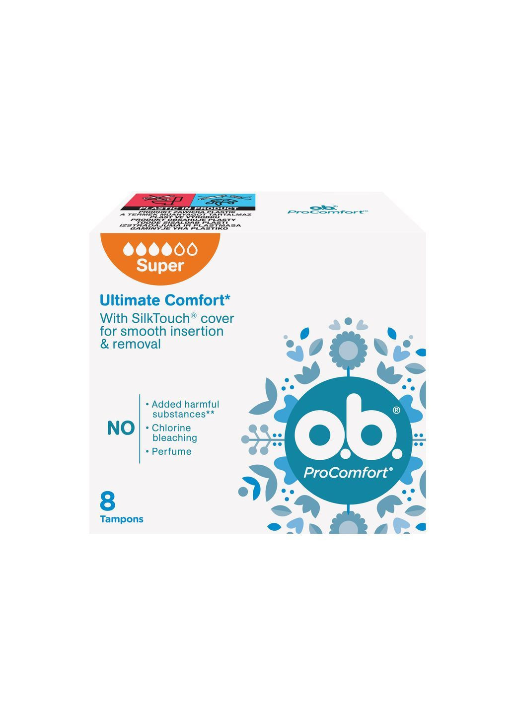 Тампони o.b. ProComfort Super, 8 шт. O.B. 3853901 (370499223)
