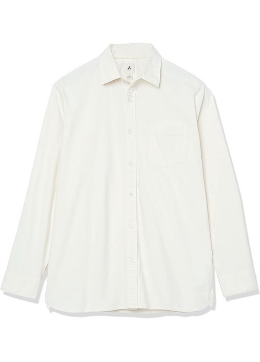 Рубашка оксфордська щільна для чоловіка DGM00007FW21 білий Amazon Essentials (275531868)