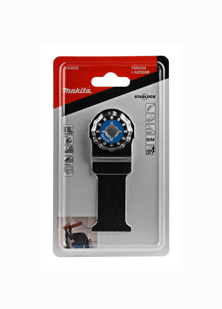 Погружное полотно Starlock BIM B-64939 (32x50 мм) пильное полотно (7941) Makita (295032806)