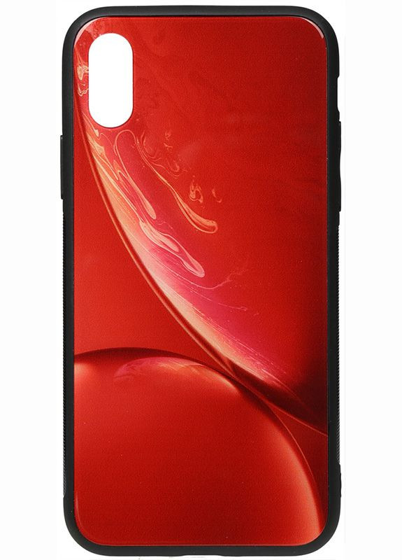 Чехол-накладка Print Glass Space Case Apple iPhone XS Max Red Toto (301836081)