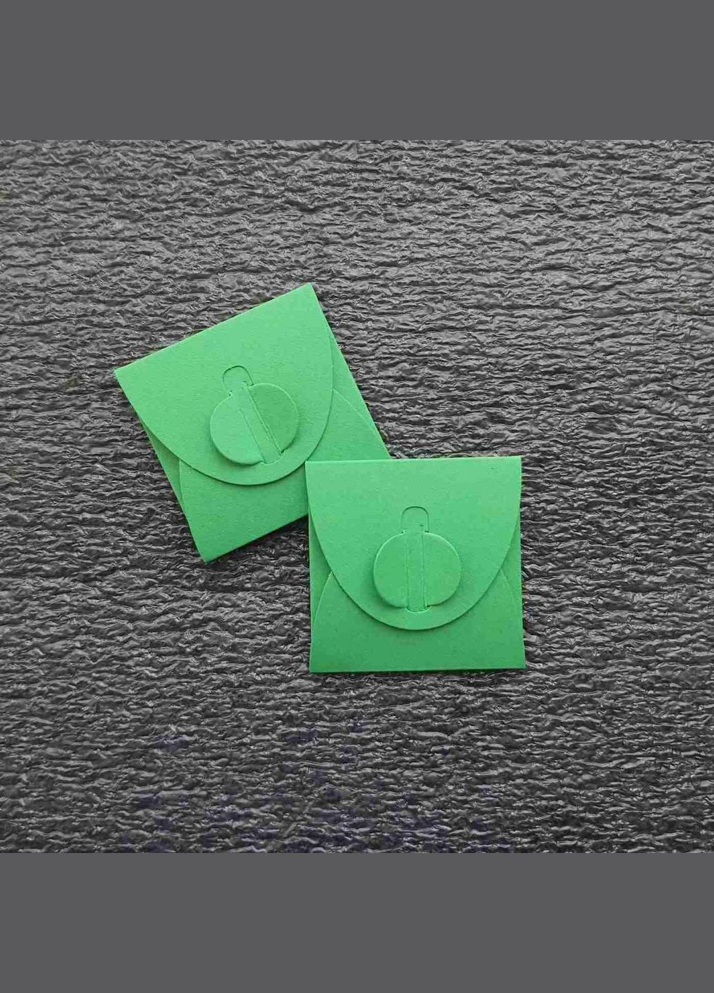 Подарунковий конверт 50х50 мм з кольорового дизайнерського картону М'яка ятний No Brand (326063758)