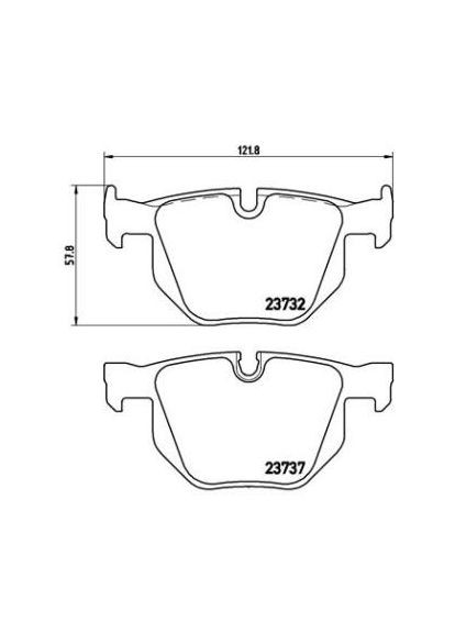 Колодка Brembo (365243682)