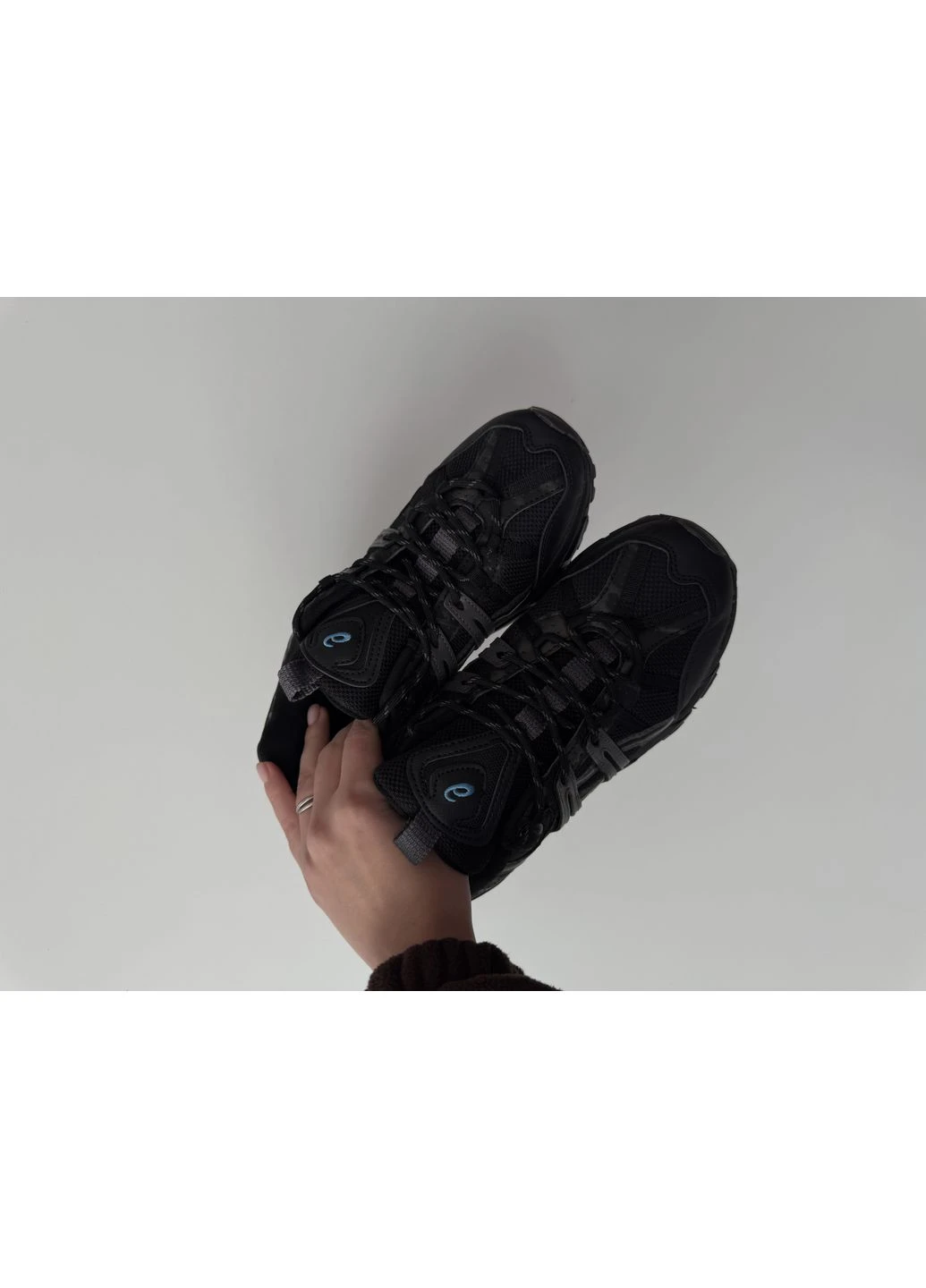 Чорні літні кросівки asics gel-sonoma 15-50 black асікс гель сонома No Brand