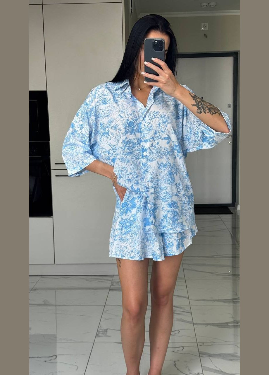 Костюм трійка(шорти, сорочка і хустинка) Adelante (341679819)