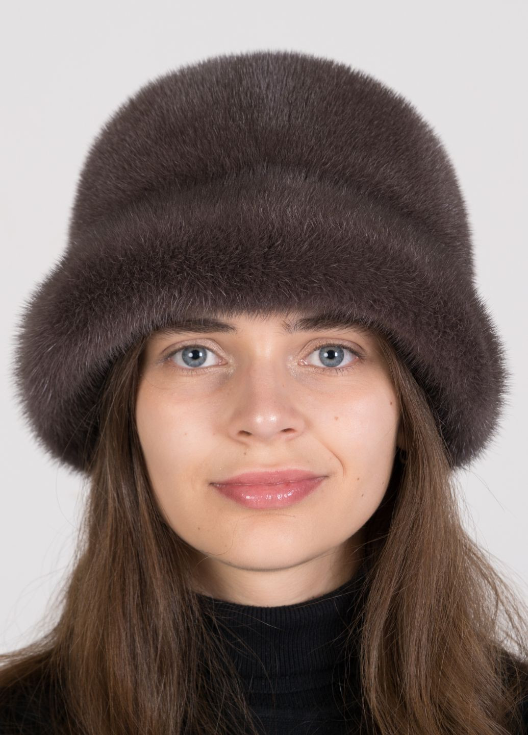 Жіночий зимовий хутряний норковий капелюх Меховой Стиль Чарли (305069549)