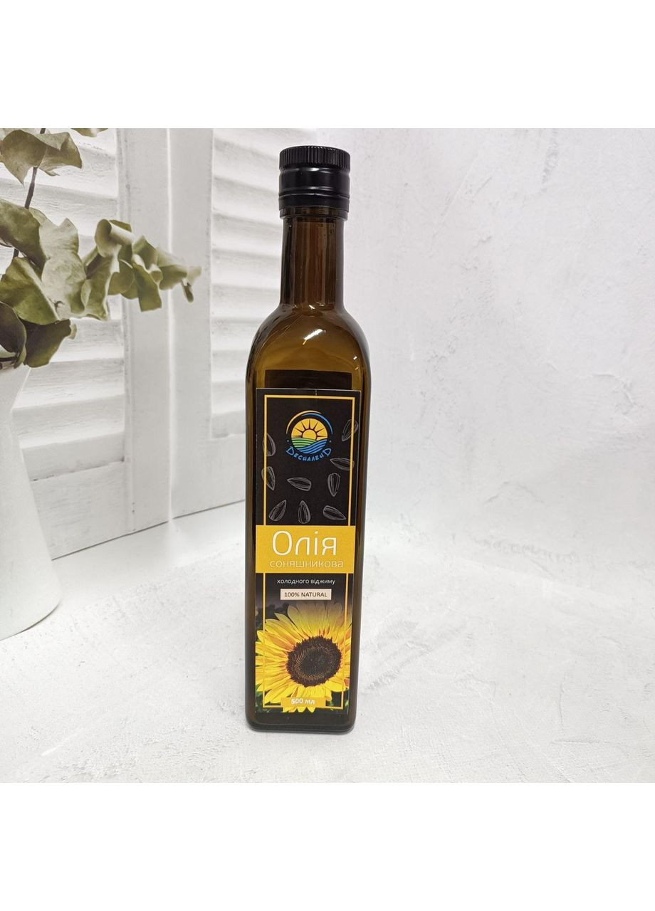 Соняшникова олія холодного віджиму 500 мл Десналенд (361966364)