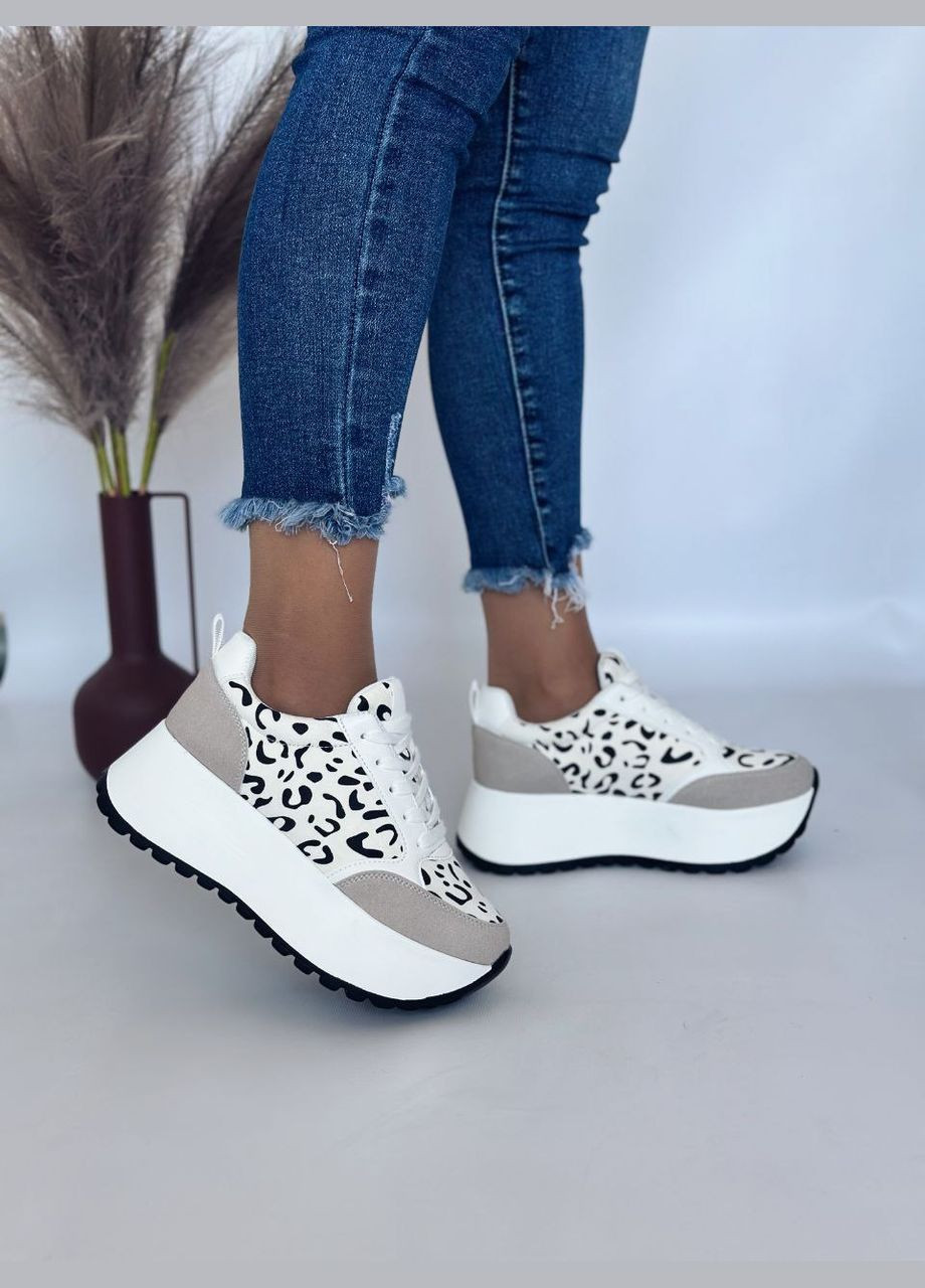 Стильні жіночі кросівки No Brand сірі демісезони (302224759)