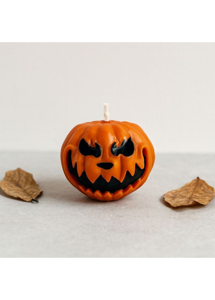 Восковая оранжевая свеча - Злая тыква 5Candles (322244400)