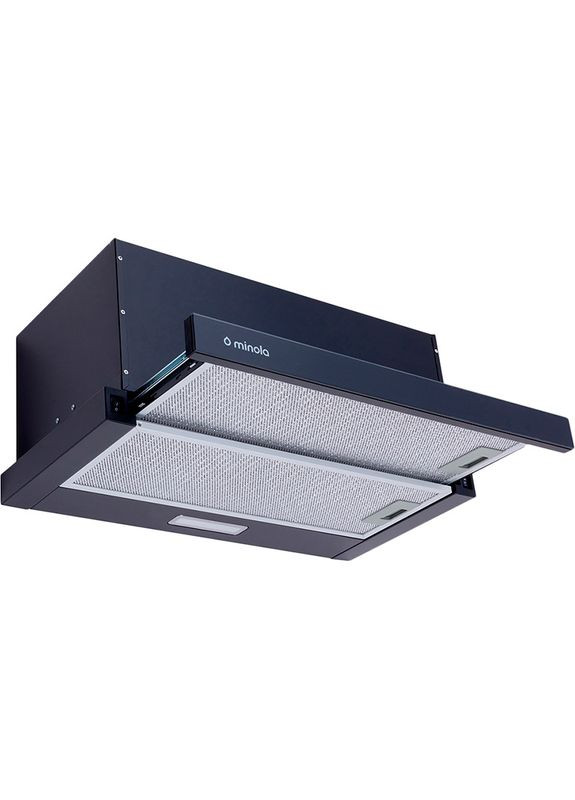 Витяжка HTLS 6734 BL 1100 LED GLASS MINOLA (366828049)