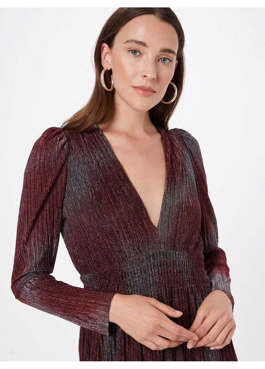 Бордовое платье Tfnc