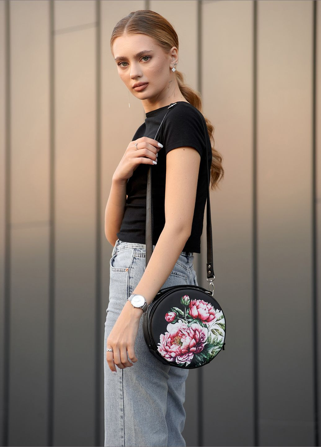 Жіноча кругла сумка Bale MZN Sambag (325403376)