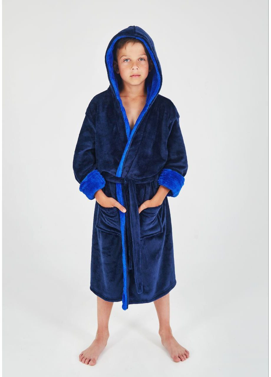 Халат махровий дитячий для хлопчика, теплий No Brand халат (366336869)