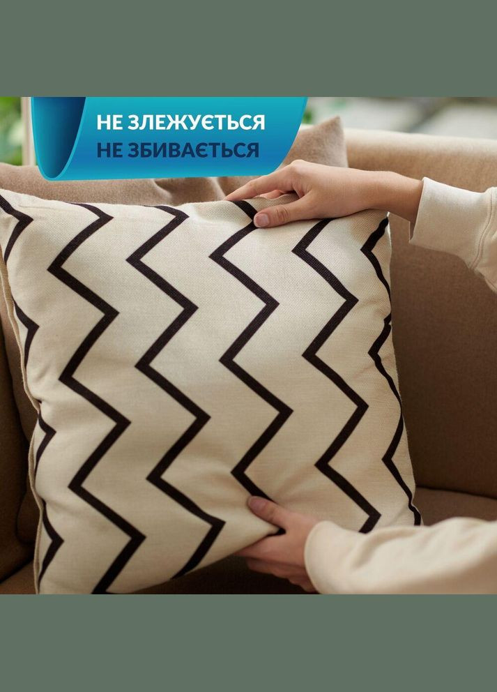 Подушка для декоративної наволочки 45х45 см внутрішня антиалергенна мікрофібра біла IDEIA (342128739)