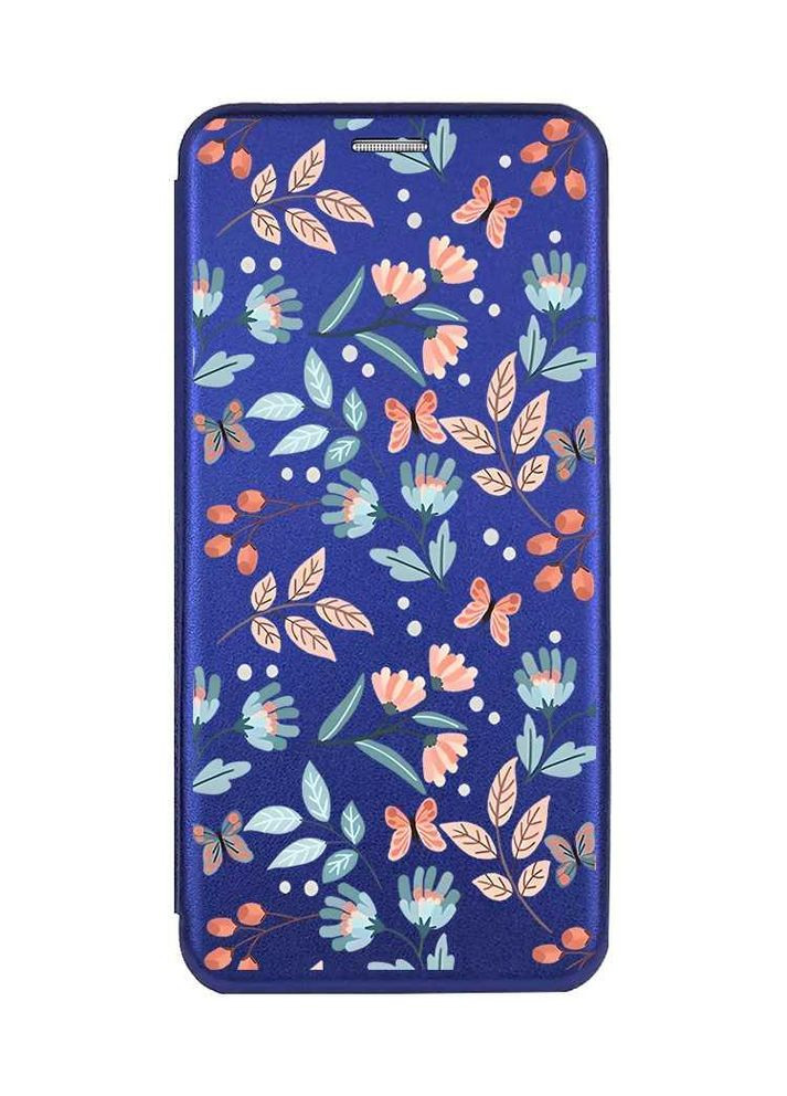 Чехол-книжка с рисунком на Xiaomi Redmi 14C / Poco C75 Цветочный фон (принт 370) Creative (355403122)