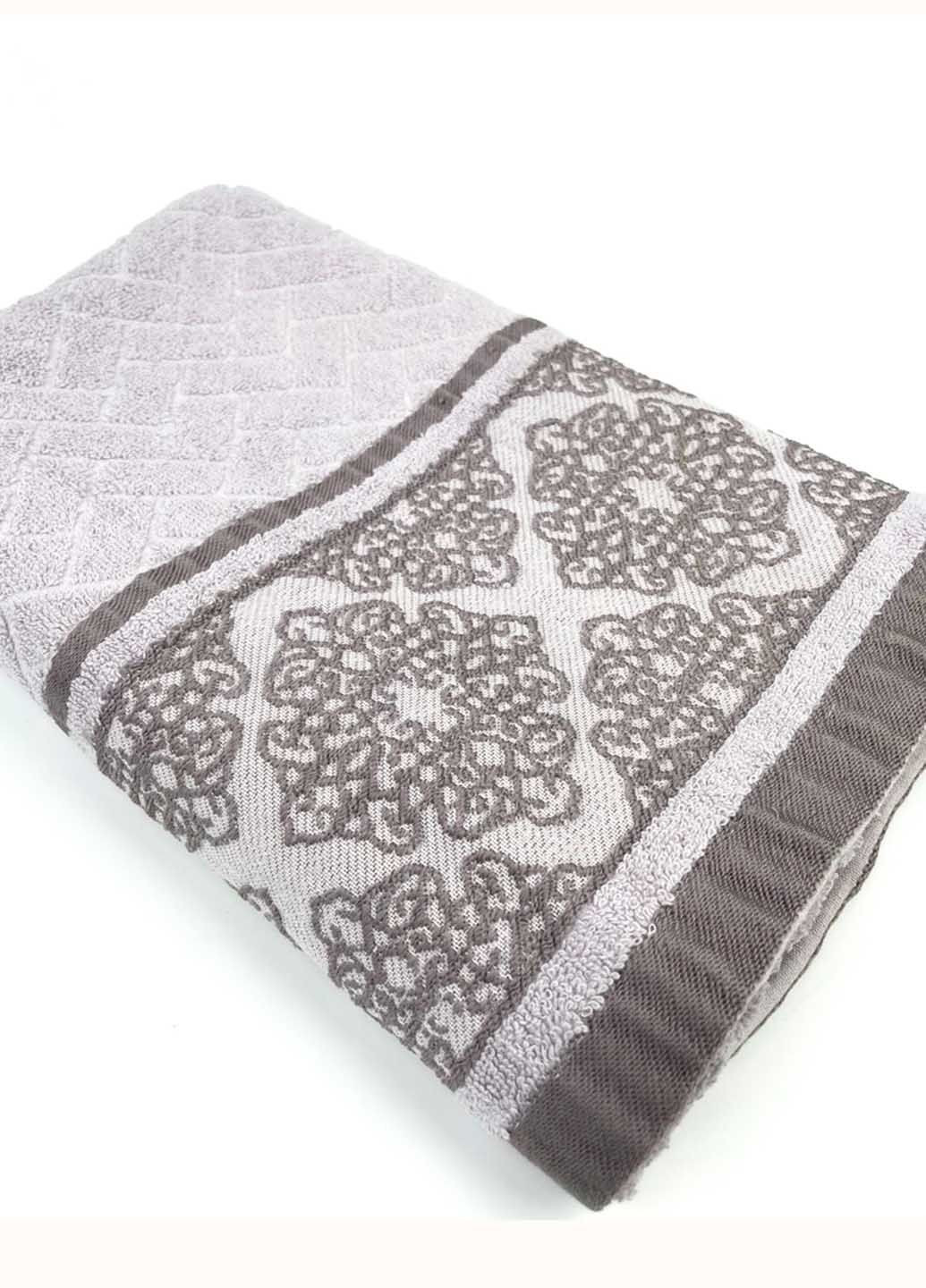 Homedec полотенце лицевое махровое 100х50 см абстрактный серо-бежевый производство - Турция