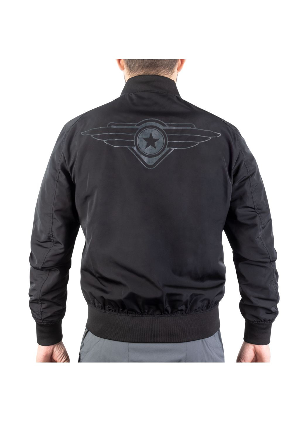 Куртка бомбер лётная демисезонная Sturm Flight Jacket Top Gun Base Black Mil-Tec (315823370)