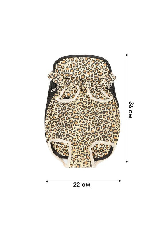 Рюкзак-кенгуру для животных A-01001 Leopard L для котов и собак 3шт Lesko (352011787)