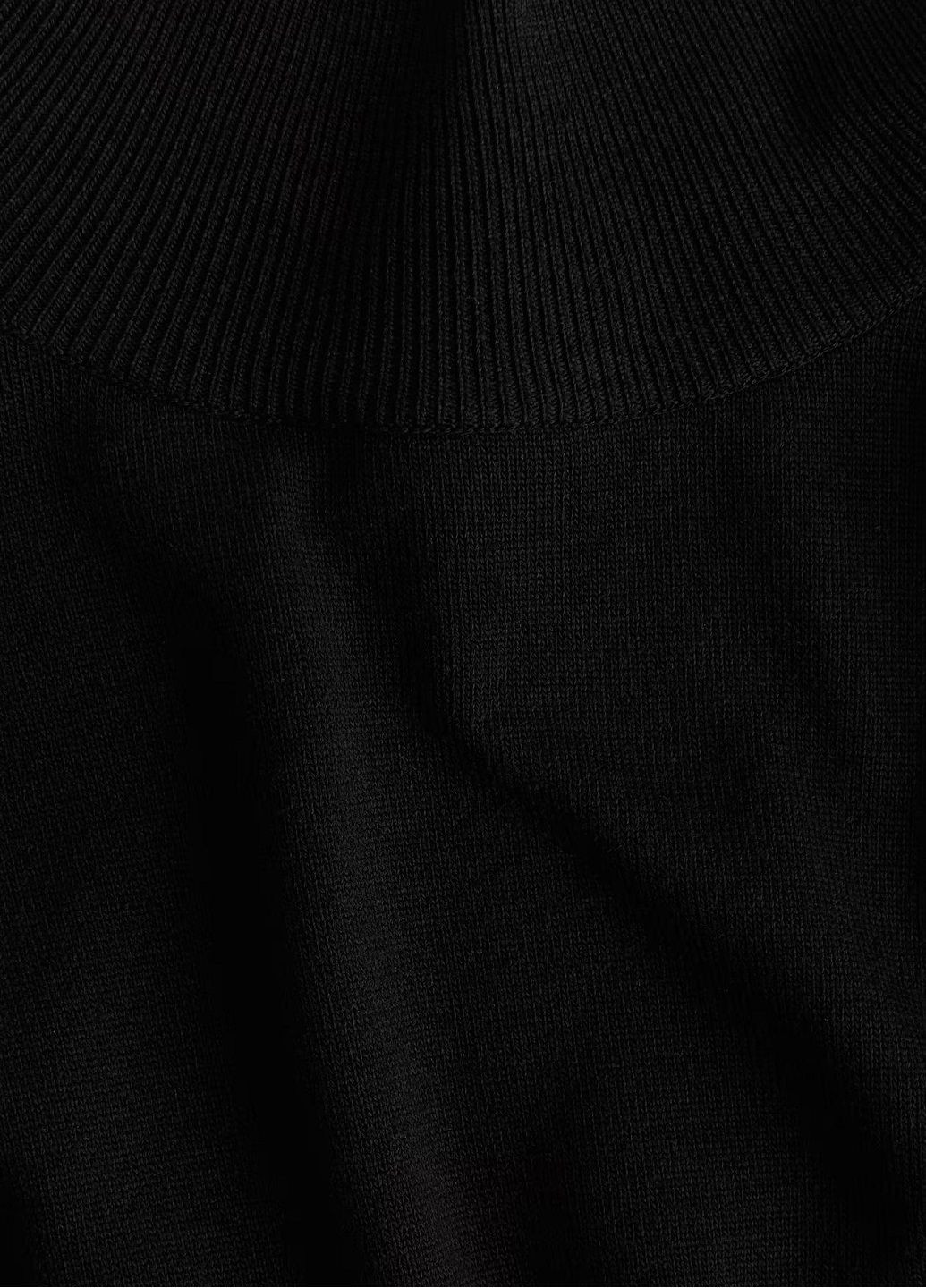 Чорна кежуал сукня H&M однотонна