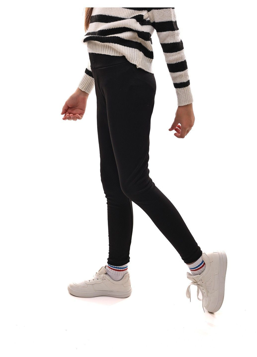 Черные лосины для девочки подростка Alini Girl