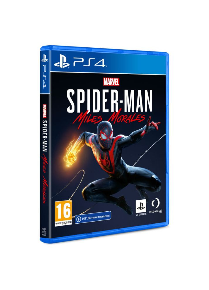 Игра Marvel SpiderMan Miles Morales для Sony 4 (PS4) PlayStation (307994292)