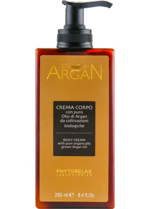Крем с аргановым маслом для тела Olio Di Argan Body Cream 250ml (321109-24993) Phytorelax Laboratories (368740208)