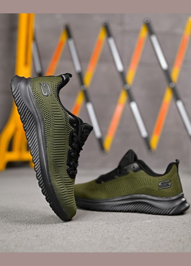 Оливковые (хаки) летние стильные мужские кроссовки летние сетка хаки Freedom