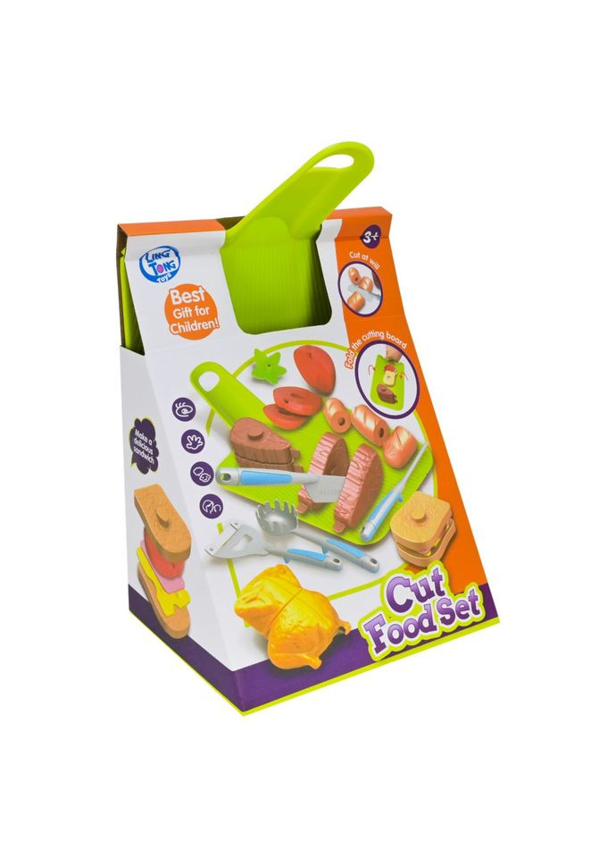 Дитячий набір продуктів "Фаст-фуд" LT8801-8D, овочі, прибори Bambi (364551055)