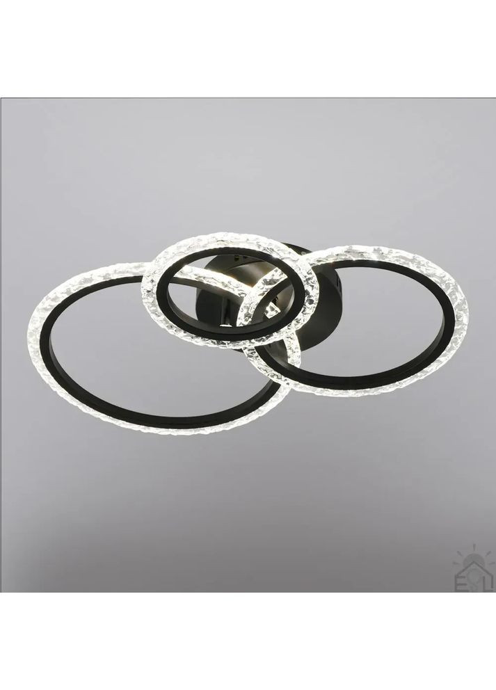 Смарт люстра керована світлодіодна TRIO 3R 70 Вт Чорна ESLLSE (365651721)