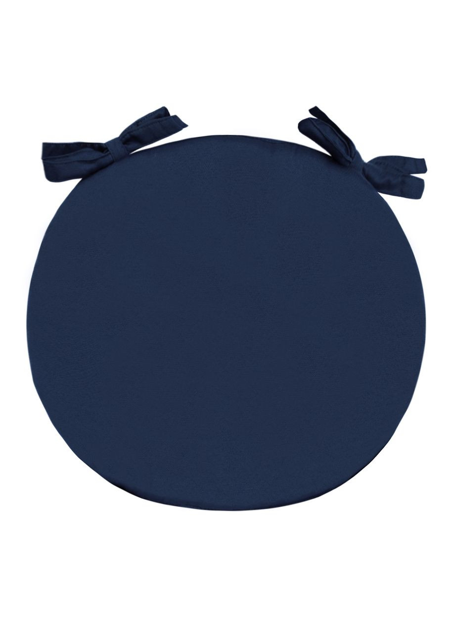 Подушка на стілець і крісло см темно-синій No Brand (325258847)