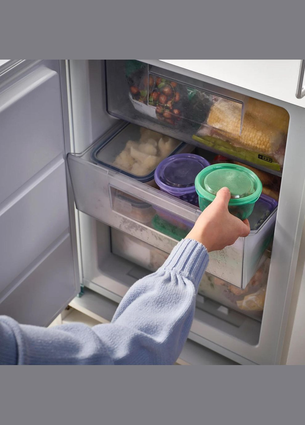 Пищевой контейнер с крышкой, ИКЕА 0,3л IKEA (337648253)