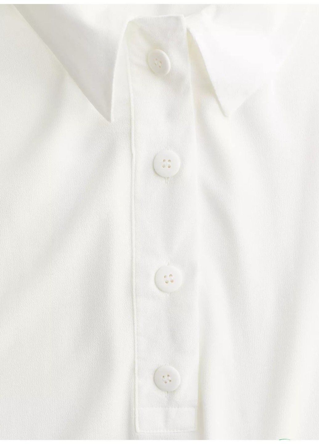 Белая повседневный рубашка H&M