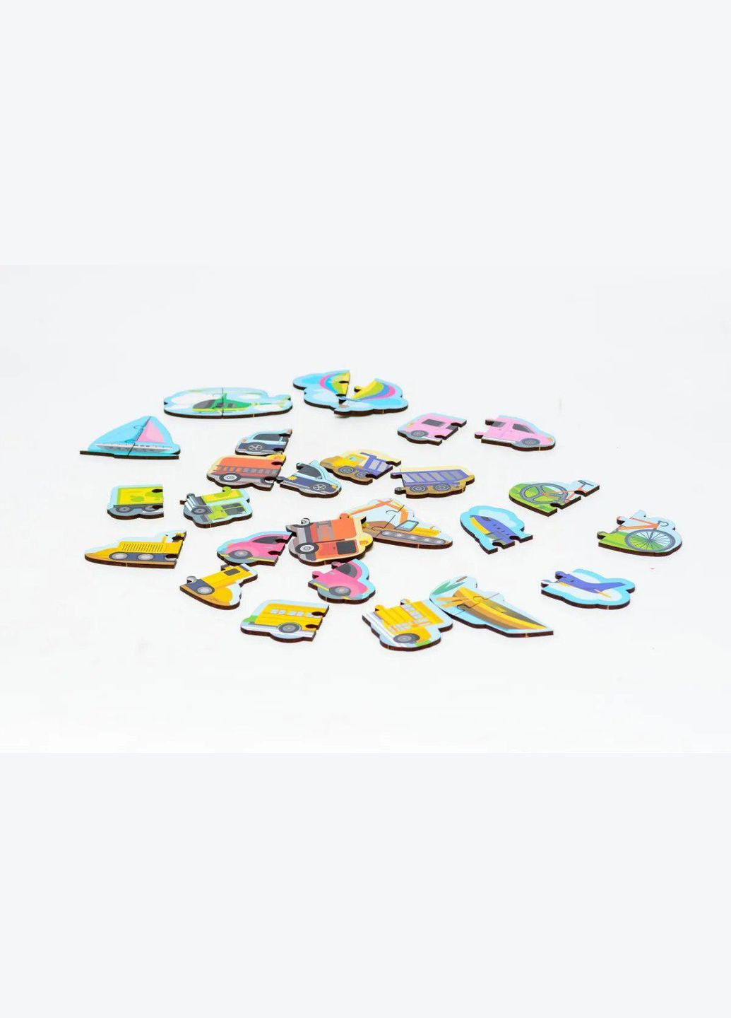 Дерев'яний магнітний пазл "Машинки" 22932 PuzzleOK (330018153)