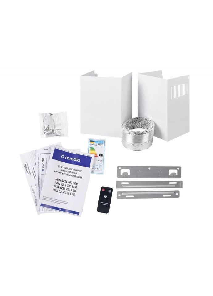 Витяжка HVS 6224 WH 700 LED MINOLA (339081941)