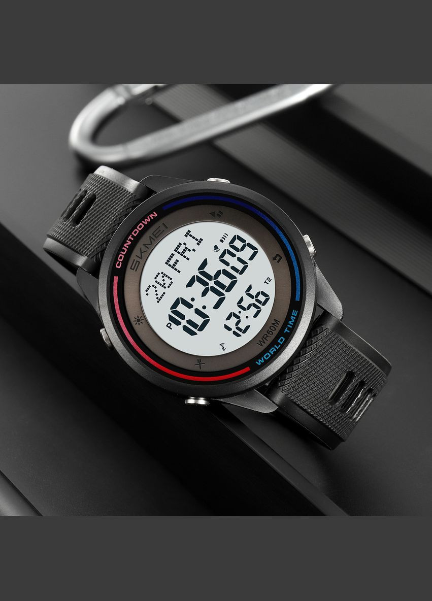 2348BKWT Black-White электронный спортивный Skmei (326585471)