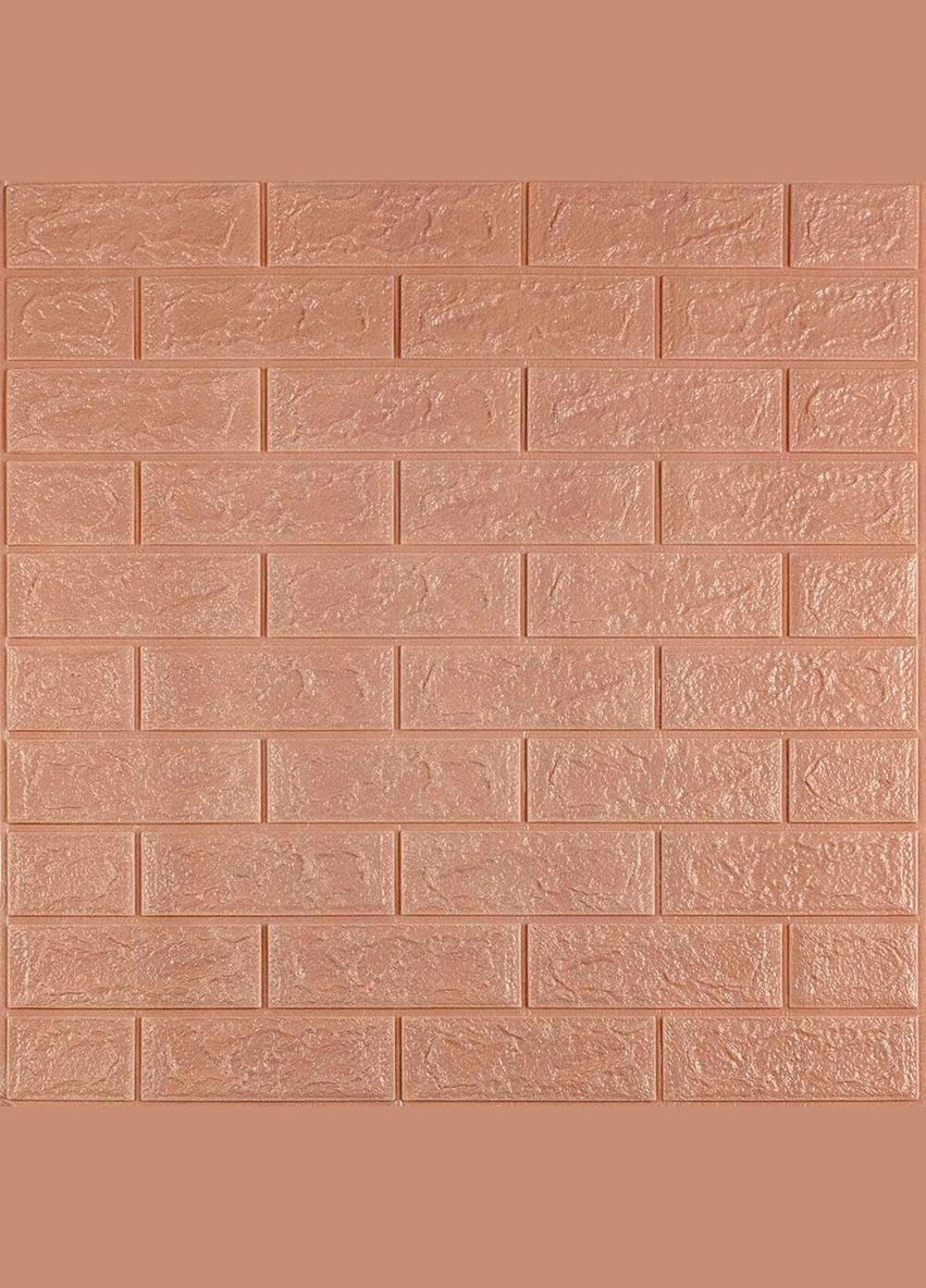 3D панель самоклеюча цегла пудра 700х770х5мм (3DPanda-1801) Sticker Wall (323154746)