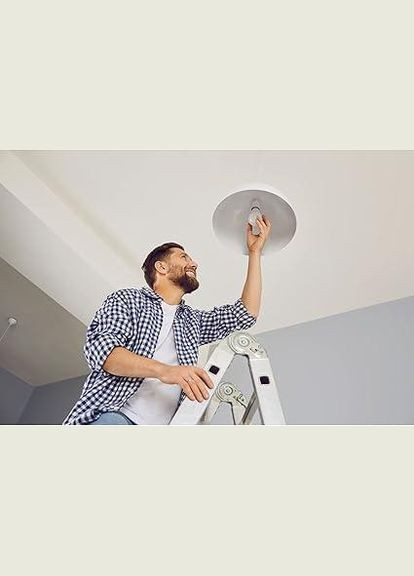 LED лампа E27 A60 15W теплий білий (3000 K) 6 шт з комплектом патронів No Brand (300657505)