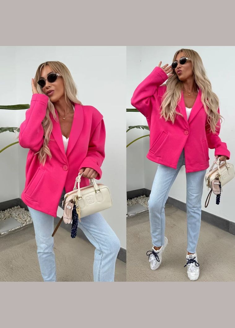 Малиновый женский стильный пиджак Fashion -